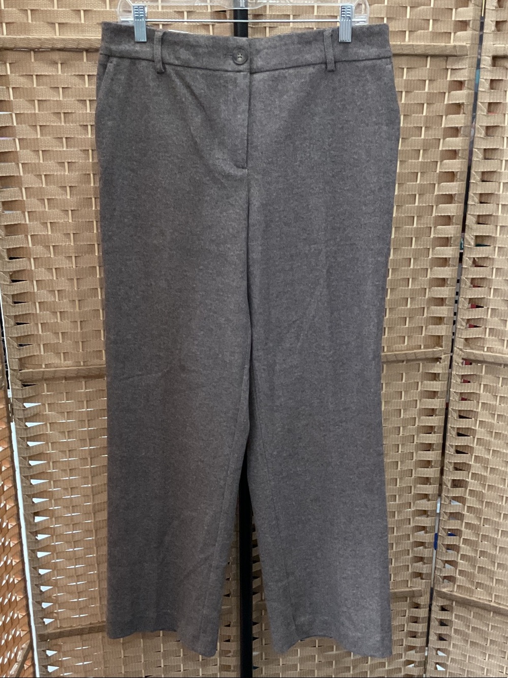 Hilary Radley Wide-Leg Pants in Brown
